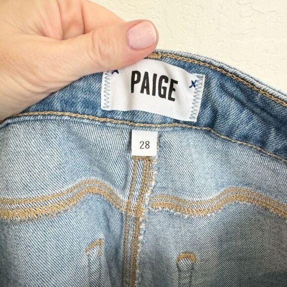 Paige Sarah Slim Jeans Starstruck Destructed Size 28 - Picture 7 of 12